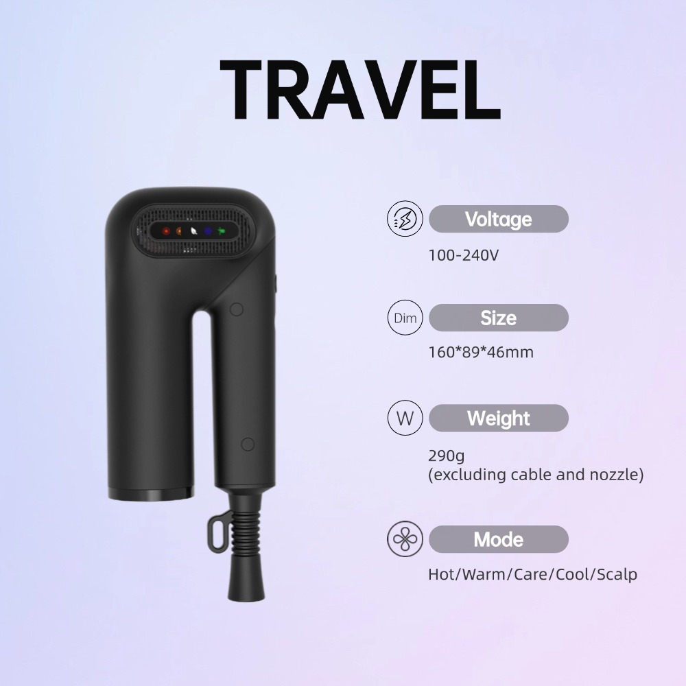 全電圧ドライヤー ブラックモデル